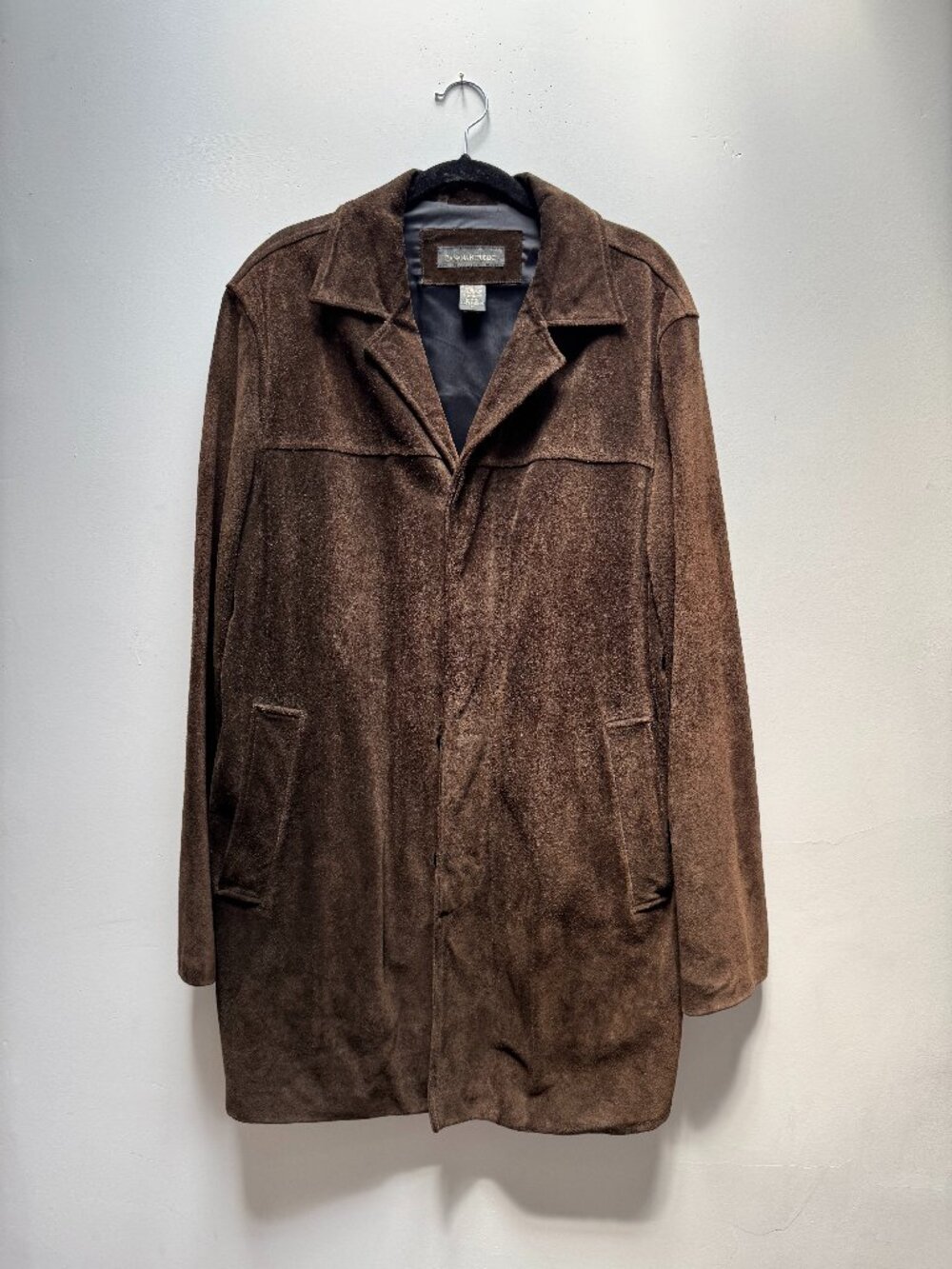 Banana Republic 90s Brown Suede Cart Coat